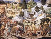 Benozzo Gozzoli Procession of the Magi oil painting artist